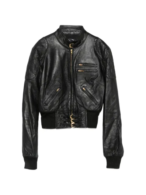 Dolce & Gabbana Pre-Owned 2000s quilted leather jacket Black DG600CFG