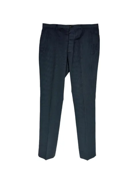 Maison Margiela Pinstripe slim-fit trousers Blue RFCPUGBCL765109M