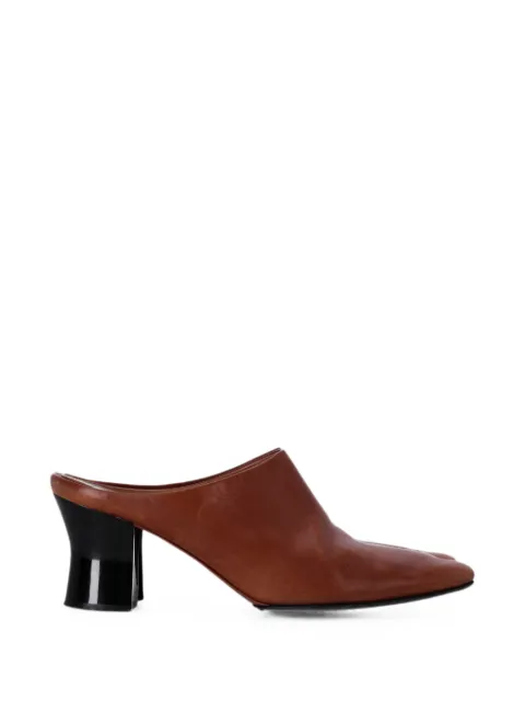 The Row Pre-Owned Adela block heel mules Brown TONPUDESH463920W