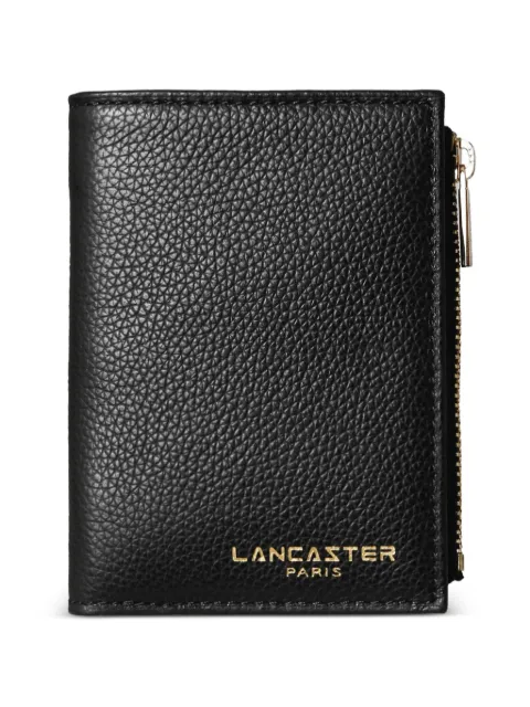 Lancaster grainy-effect wallet Black 14702