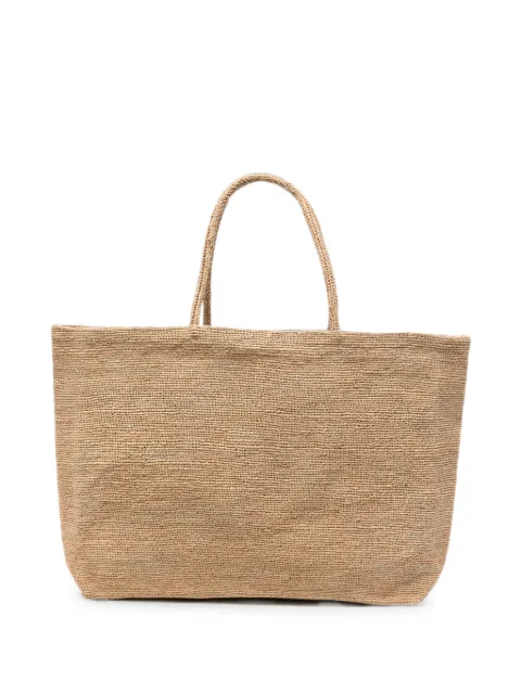 SOPHIE DIGARD woven tote bag Neutrals S247MONOCRUFRPANAMA
