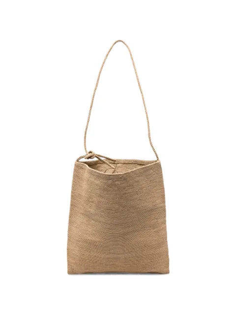 SOPHIE DIGARD woven shoulder bag Neutrals S147CRUFLRPANAMA