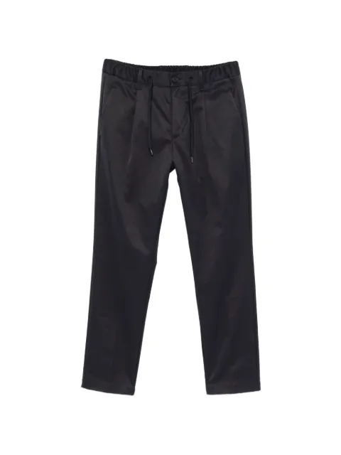 Herno drawstring-waist pleated trousers Blue PT000236U12905
