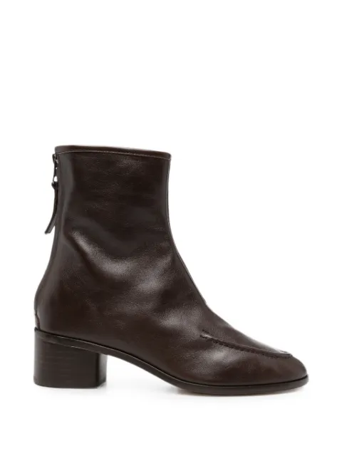 Hereu zip-fastening ankle boots Brown JULBHEWFA25DARKBROWN