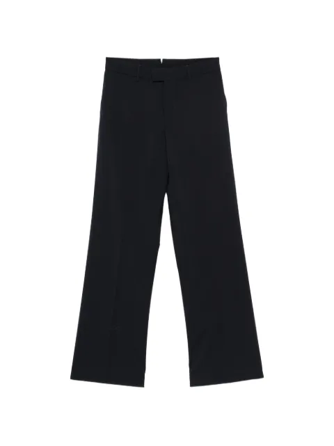 Berwich Patrizia pressed-crease wool trousers Blue FA1755X
