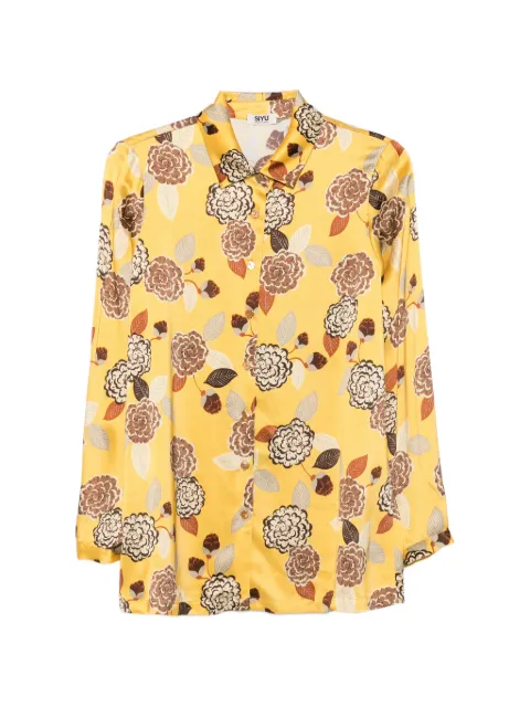 Siyu floral-print shirt Yellow DALIABR12703