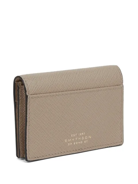 Smythson Panama cross-grain card case Neutrals 1204392