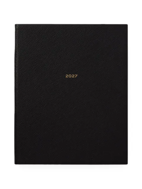 Smythson 2027 Portobello Weekly Vertical diary Black 1205735