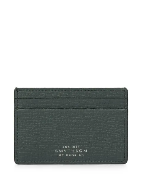 Smythson Ludlow leather cardholder Green 1206054