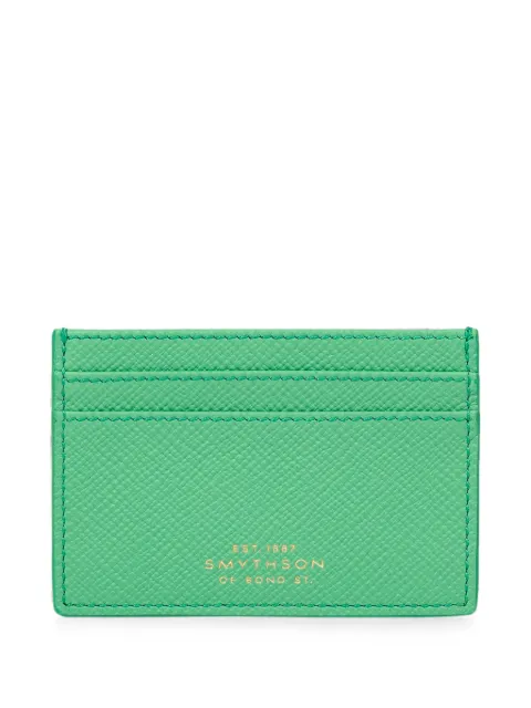 Smythson card holder Green 1206057