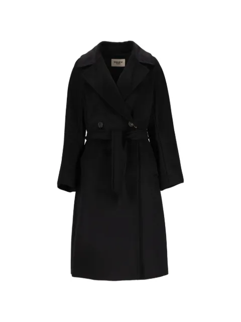 Weekend Max Mara double-breasted belted coat Black 2625016102600