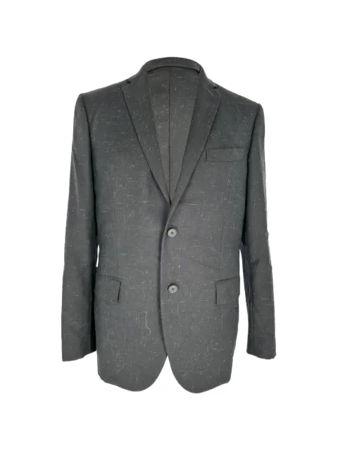 Bottega Veneta Pre-Owned single-breasted wool blazer Grey RFCPUGBCL765972M
