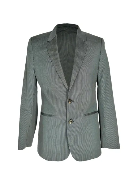 Maison Margiela single-breasted pinstripe blazer Blue RFCPUGBCL765108M