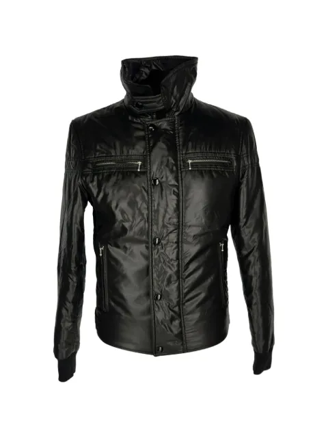 Saint Laurent Pre-Owned padded button-down jacket Black RFCPUGBCL765111M