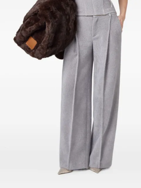 Giuseppe Di Morabito pleated wide-leg trousers Grey 07PFPA168S16709