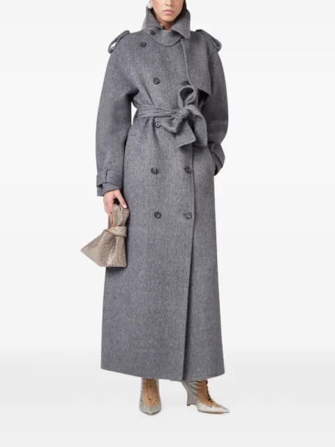 Giuseppe Di Morabito double-breasted belted coat Grey 07PFCO50416757