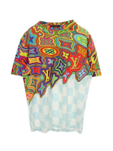 Louis Vuitton Pre-Owned 2010s Damier Monogram T-shirt White 1088072