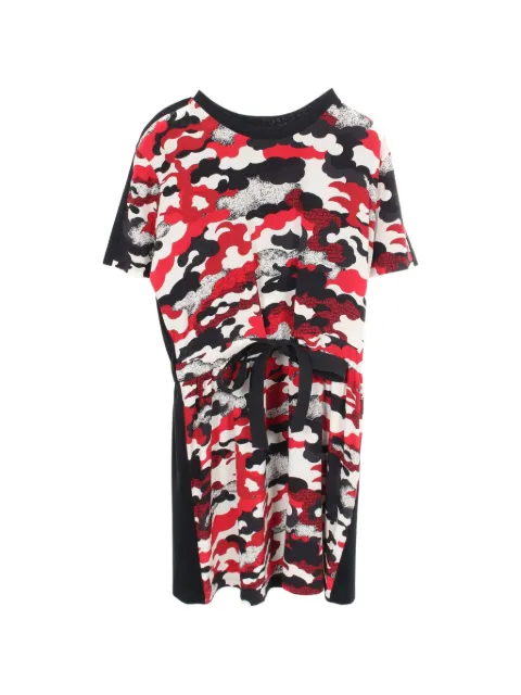 Louis Vuitton Pre-Owned 2010s patterned short-sleeve midi dress Black 1088188