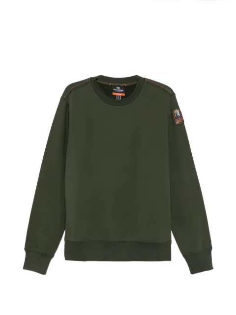 Parajumpers logo-patch sweater Green PMFLEY21