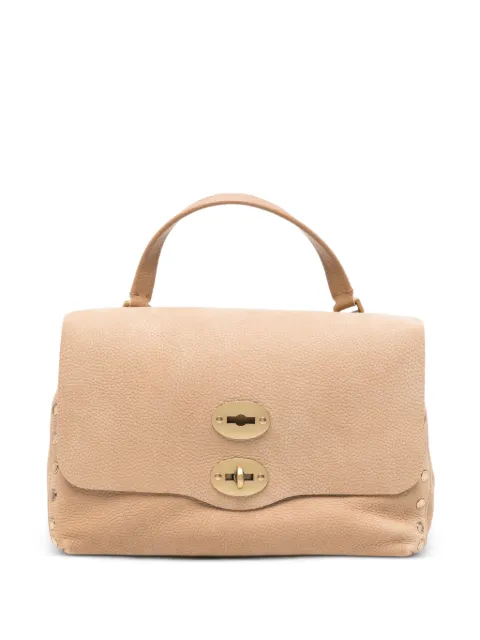 Zanellato Postina Jones grained-leather tote bag Neutrals 0680900070000S