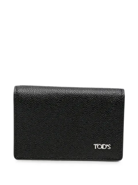 Tod's grainy-leather cardholder Black XAMLTTF8200UGA