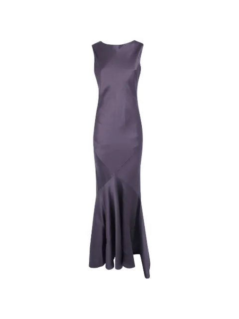 Max Mara scoop-back maxi dress Brown 2626226033600