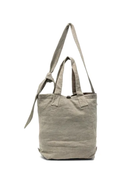 Ziggy Chen knot-detail tote bag Green 0M2624001