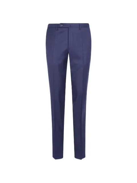Incotex straight-leg wool trousers Blue 1T00391393D