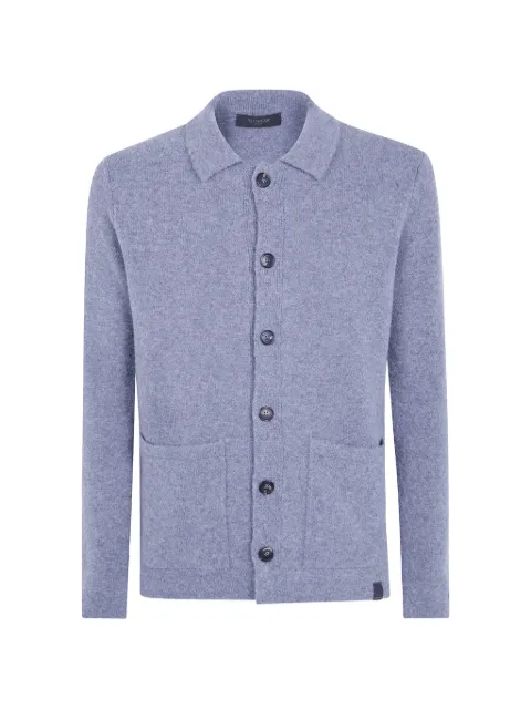 Zanone button-up collared cardigan Grey 810511ZN283