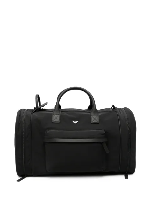 Emporio Armani logo-plaque holdall Black EM001794AF28784