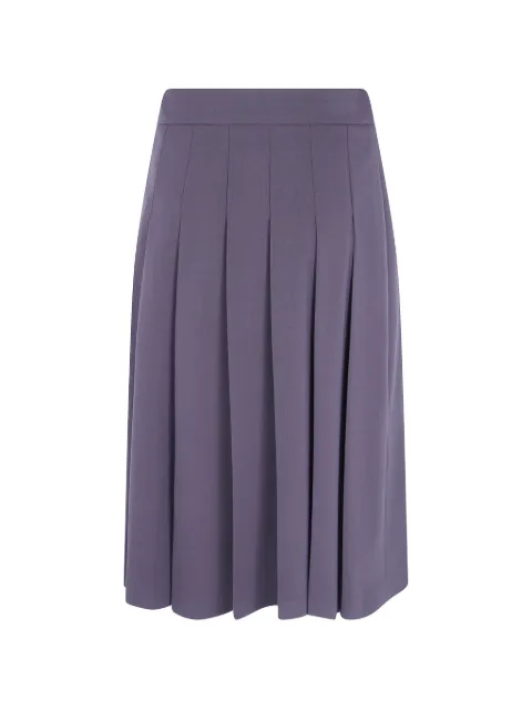 DRHOPE classic pleated skirt Purple 4041F2733
