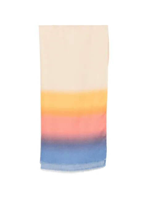 ETRO wool and silk jacquard scarf with paisleys and faded print Neutrals MATA0038AK1BZ