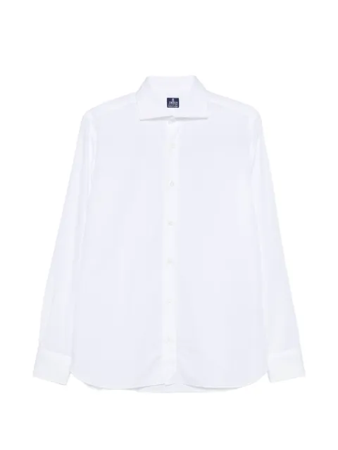 Truzzi spread-collar long-sleeve shirt White LCRGG8PTONDO