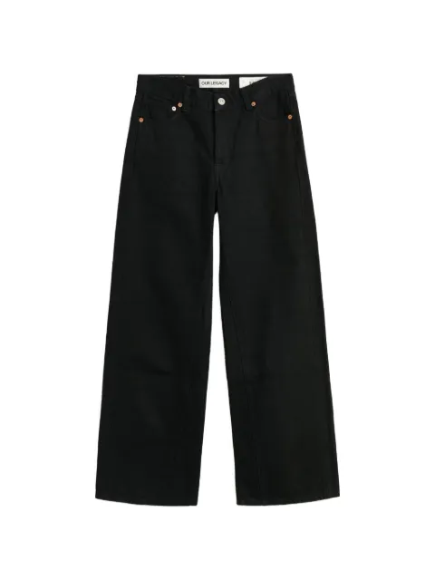 OUR LEGACY Treble wide-leg jeans Black W2265TBL