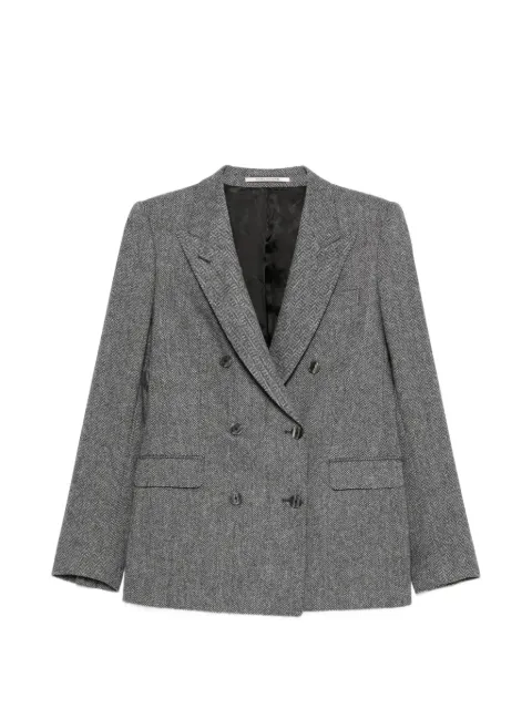 Tagliatore herringbone double-breasted jacket Grey JPARIGI10B610017N1253