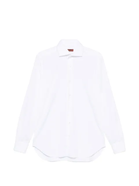 Barba long-sleeve button-up shirt White I1U13P015721
