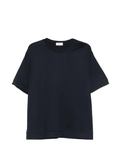 Paolo Pecora ribbed-trim short-sleeve T-shirt Blue 26IC1M0F0314045
