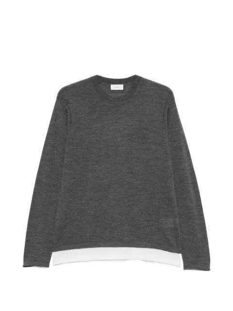 Paolo Pecora crew-neck long-sleeve sweater Grey A074F017