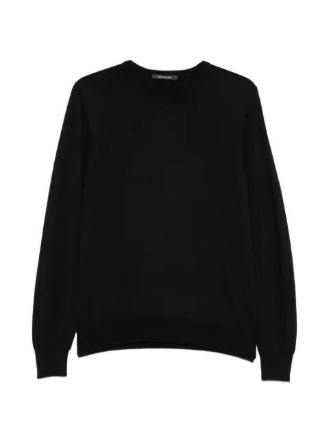 Tagliatore Marley crew-neck long-sleeve sweater Black MARLEYGSI2601