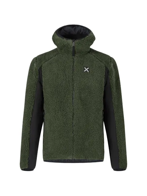 MONTURA Sherpa zip-fastening hoodie jacket Green MMAC80X