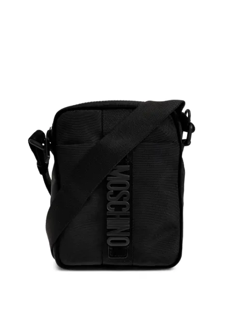 Moschino logo-plaque messenger bag Black MD4618PP0PF21