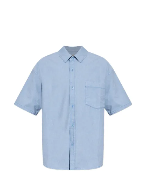 American Vintage short-sleeve denim shirt Blue MPUS06AE260