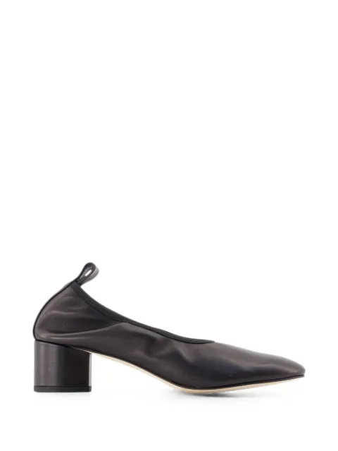 Aeyde Gemma block-heel pumps Black A11PUHPPR45RO109FW24800007