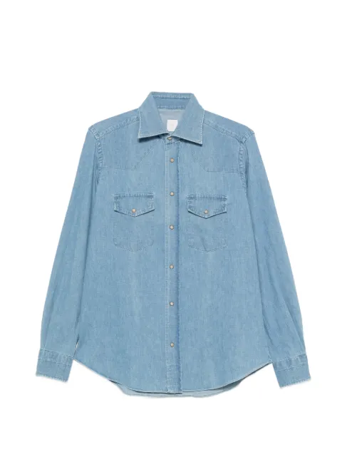 Eleventy flap-pocket denim shirt Blue N75CAMK02TES0L146