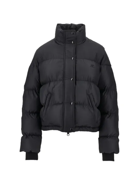 Courrèges zip-up jacket Black 326CMA305PL01129999