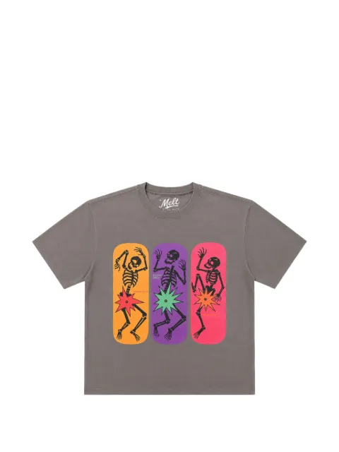 Melt graphic-print T-shirt Grey MS5420