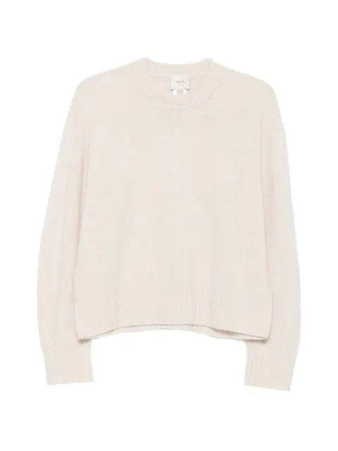 Alysi crew-neck ribbed-trim sweater Neutrals 266435A6008