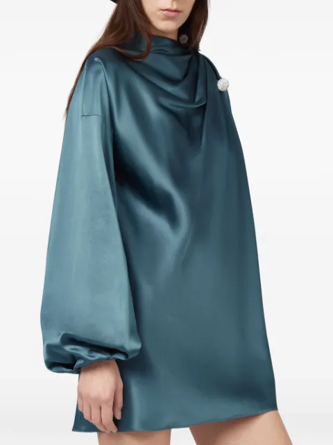 Giuseppe Di Morabito balloon-sleeve mini dress Blue 07PFDR752X1670