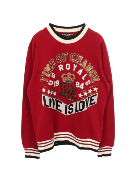 Dolce & Gabbana Pre-Owned 2010s long-sleeves sweater Red 1088046