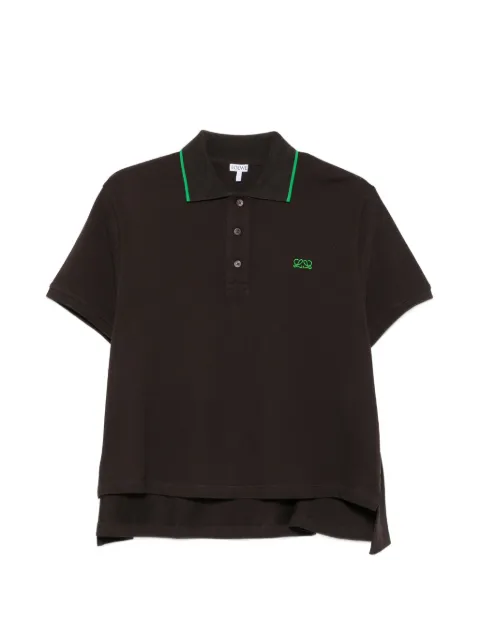 LOEWE polo shirt in cotton Black S359Y23XBE